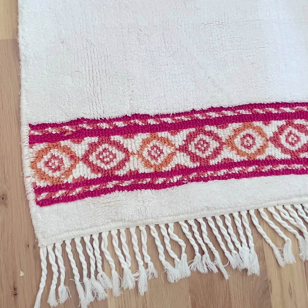 Dena Home Cotton Bath Math Rug 20” x36”
